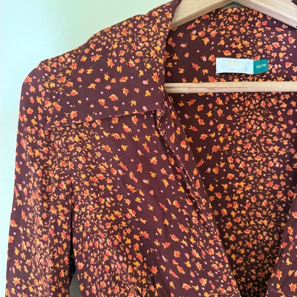 RIXO London Jackie Floral Long Sleeve Mini Dress | Size XS Rare 60s Style - Picture 10 of 14